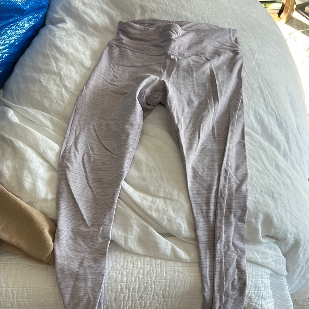 OV purple & Grey Leggings